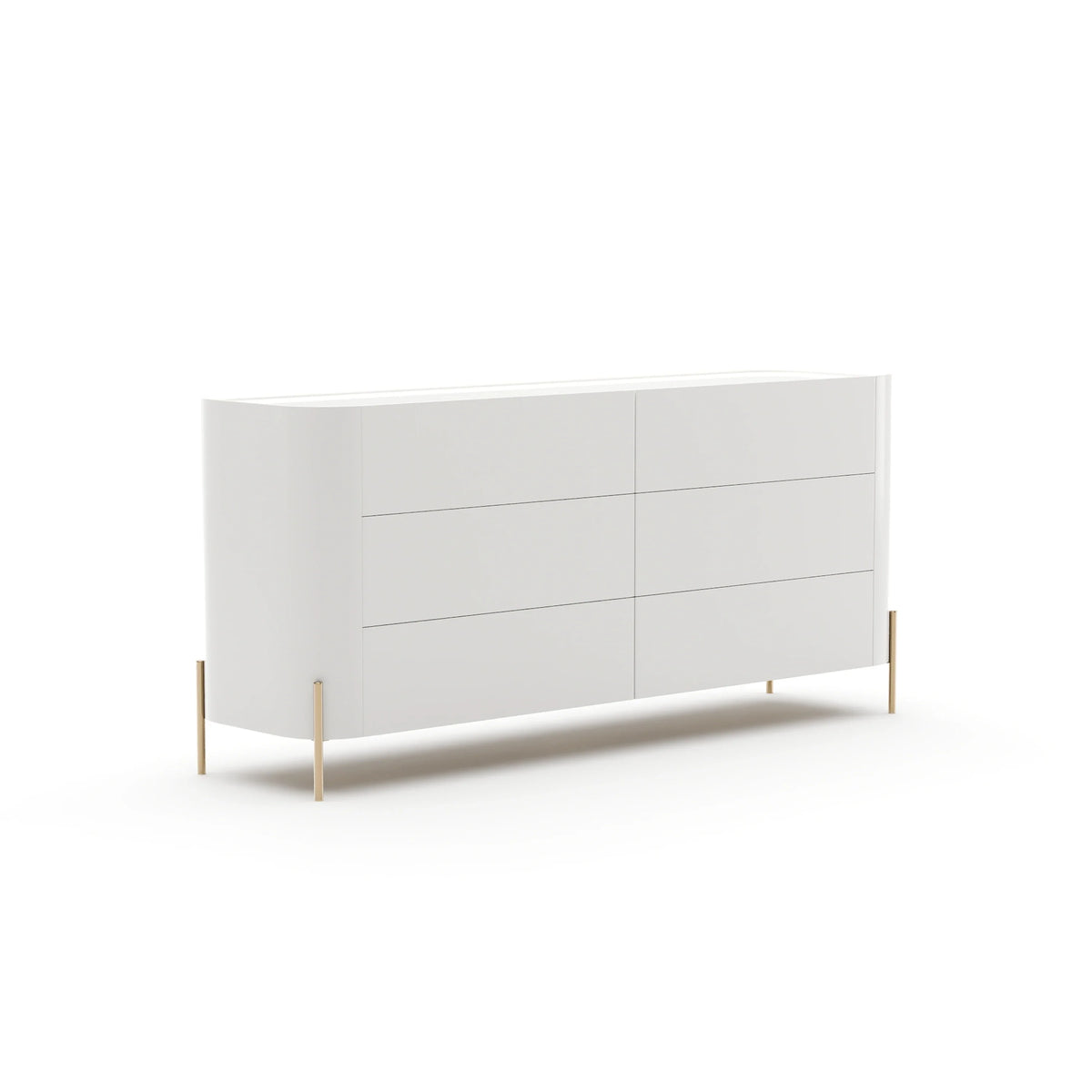 Caracole Atom Dresser – angle view – Lusso Furniture Miami