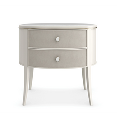 Caracole Bruges Nightstand – front view – Lusso Furniture Miami