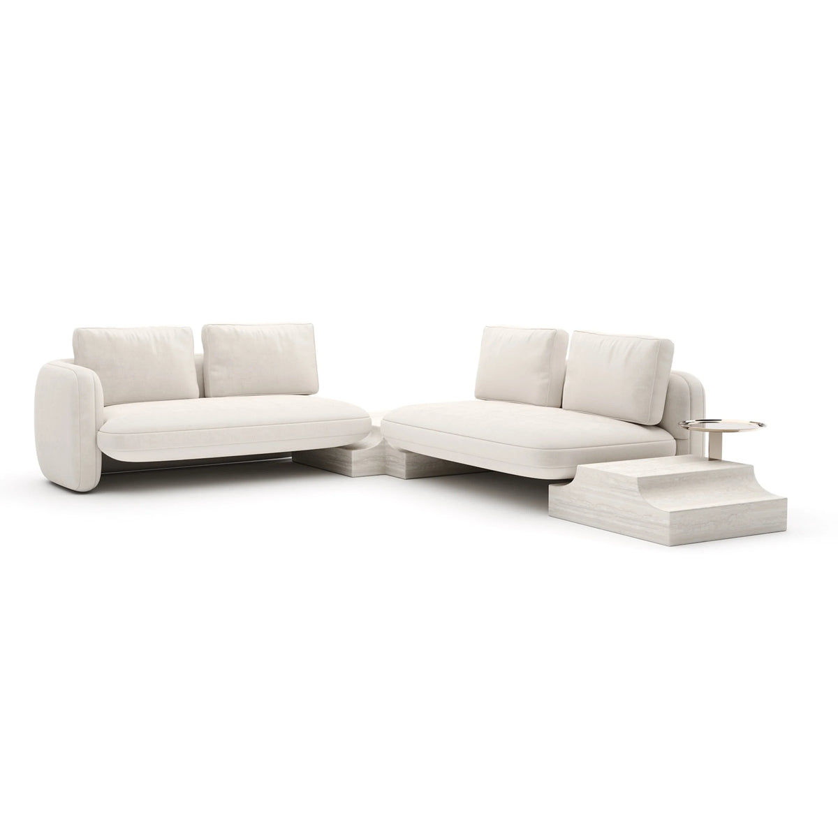 Caracole Overlap Sectional – view 42 – Lusso Furniture Miami