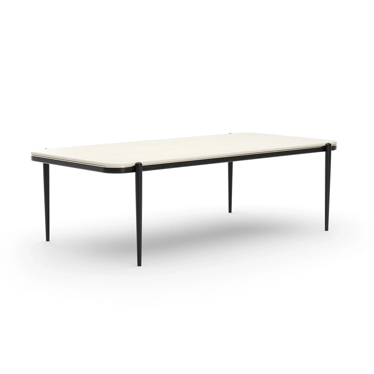 Caracole Madera Rectangular Dining Table – angle view – Lusso Furniture Miami