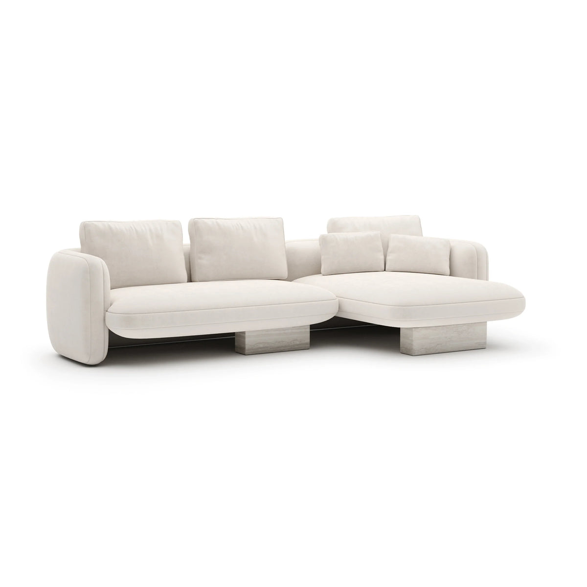 Caracole Overlap Sectional – view 38 – Lusso Furniture Miami