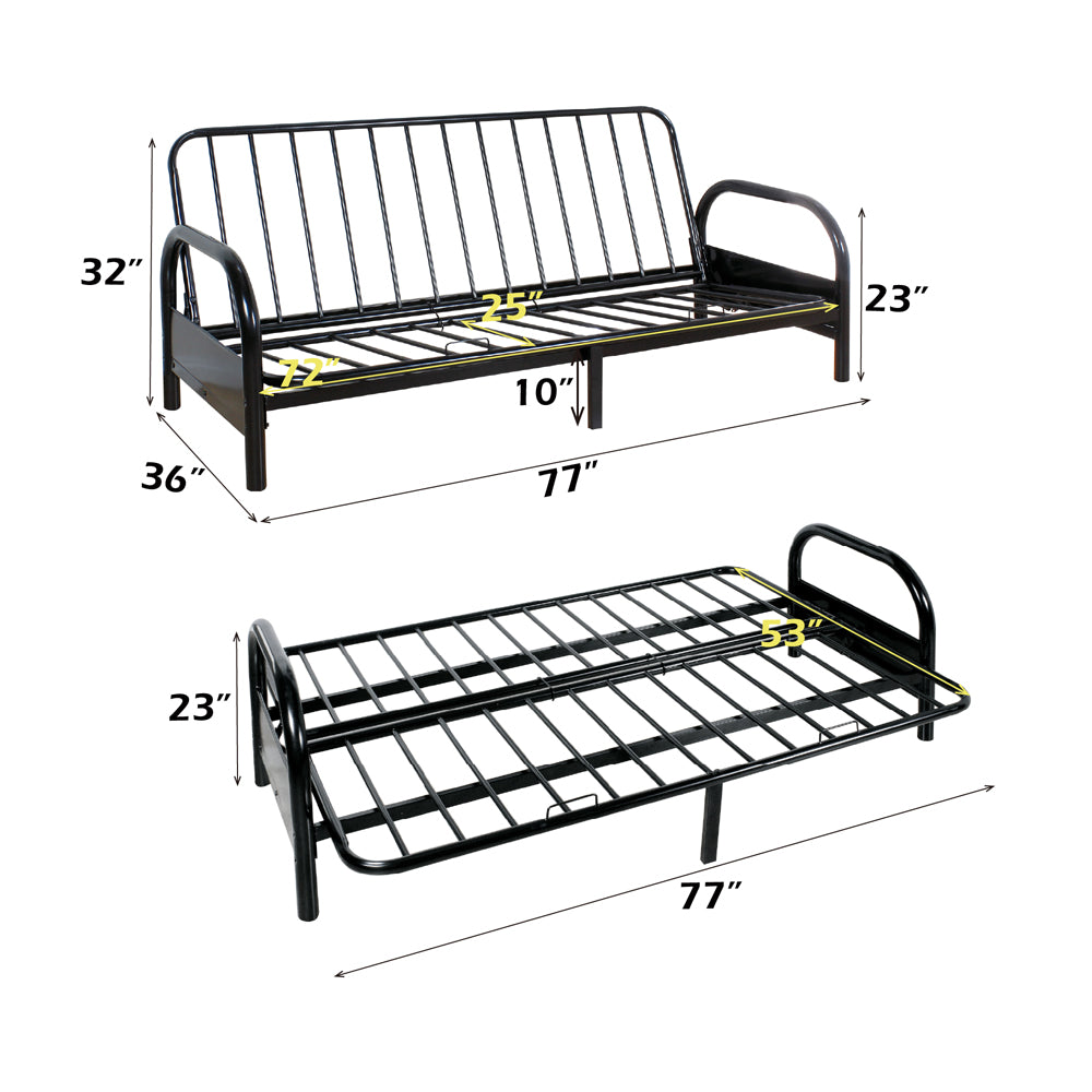 ACME Alfonso Adjustable Futon – room setting – Lusso Furniture Miami