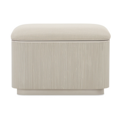 Caracole Love Ottoman – front view – Lusso Furniture Miami