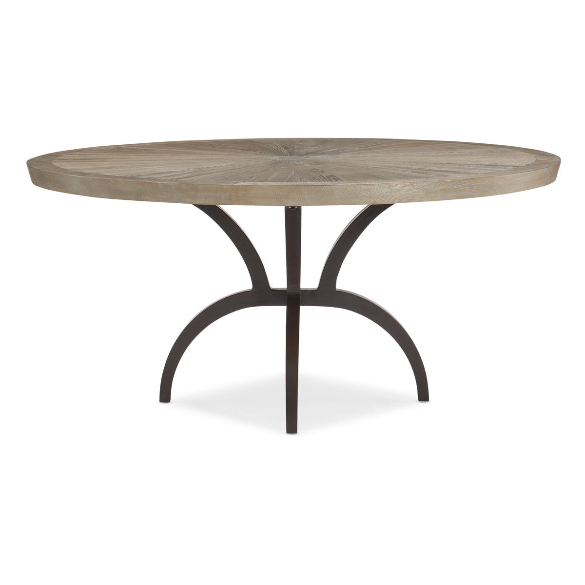 Caracole Rough And Ready Dining Table – front view – Lusso Furniture Miami