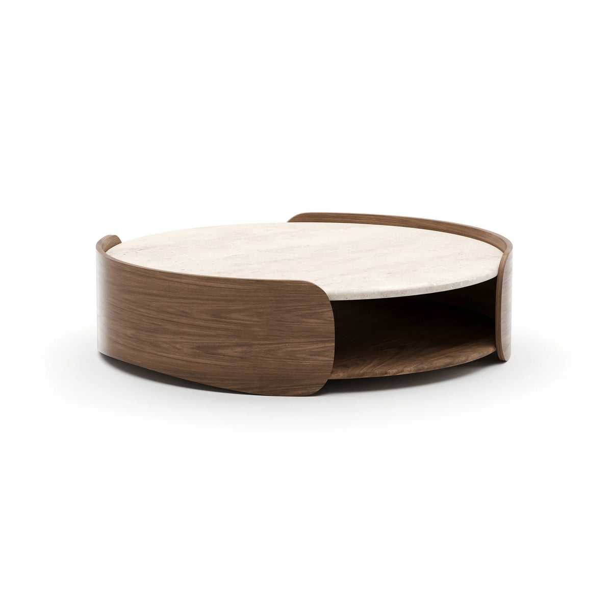Caracole Fleur Open Cocktail Table – side view – Lusso Furniture Miami