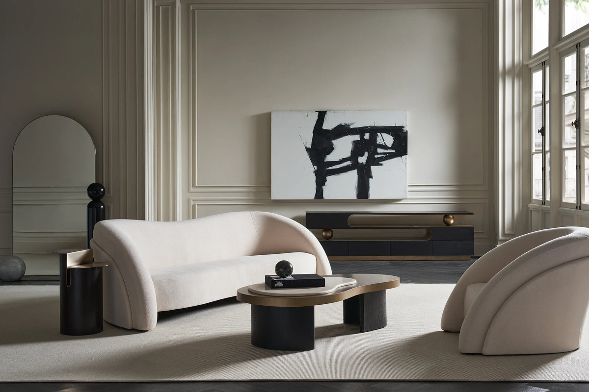 Caracole Discord Side Table – angle view – Lusso Furniture Miami