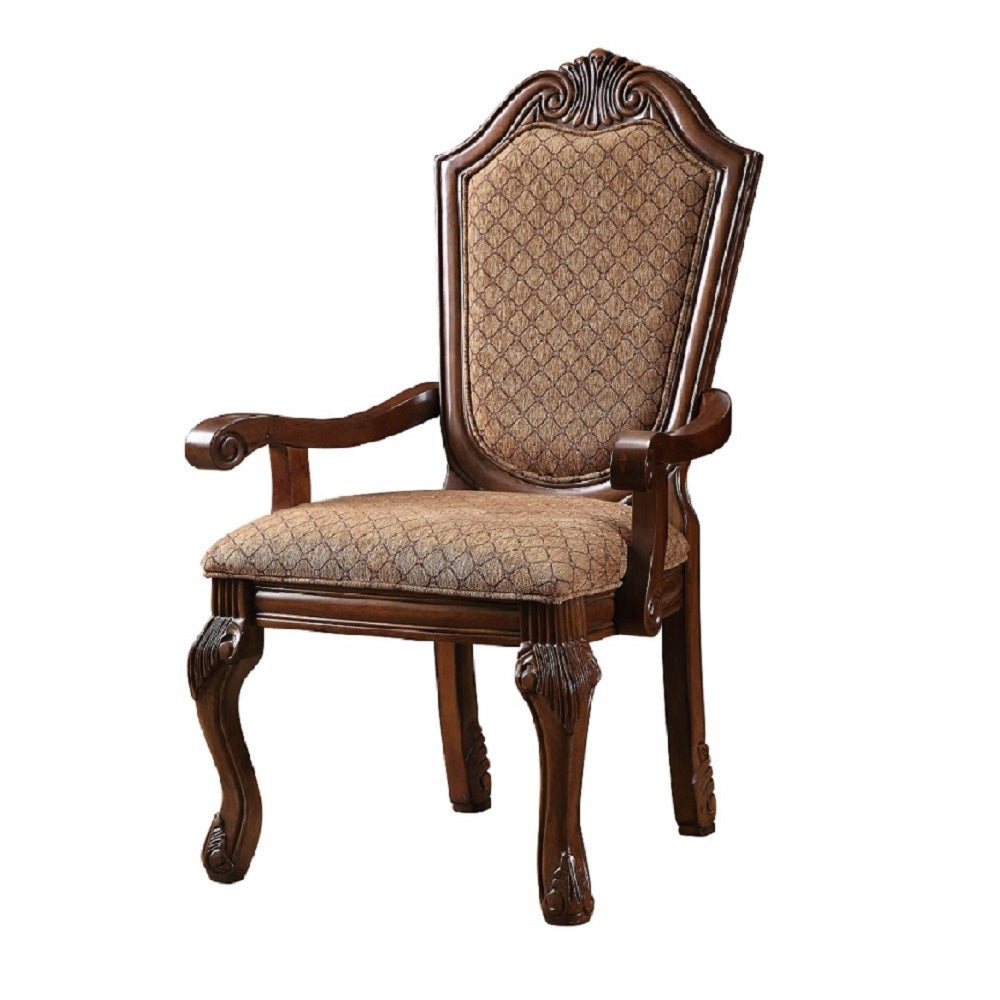 ACME Chateau De Ville Arm Chair Set of 2 – top view – Lusso Furniture Miami