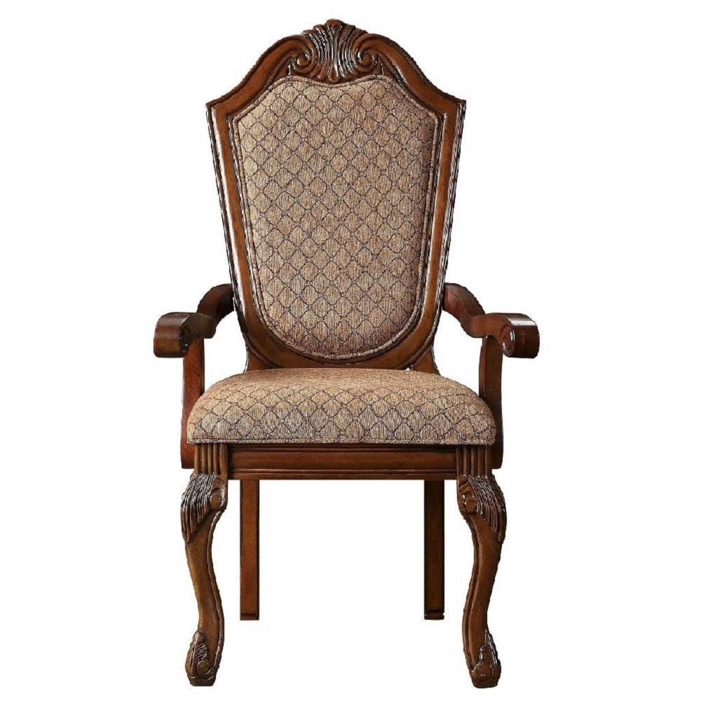 ACME Chateau De Ville Arm Chair Set of 2 – close-up – Lusso Furniture Miami