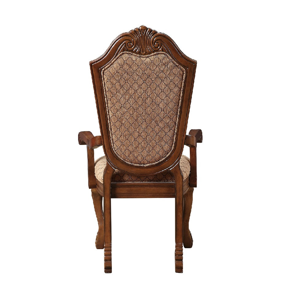 ACME Chateau De Ville Arm Chair Set of 2 – finish detail – Lusso Furniture Miami
