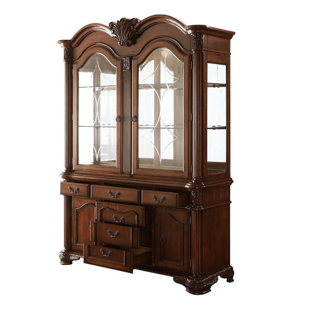 ACME Chateau De Ville Buffet & Hutch – back view – Lusso Furniture Miami