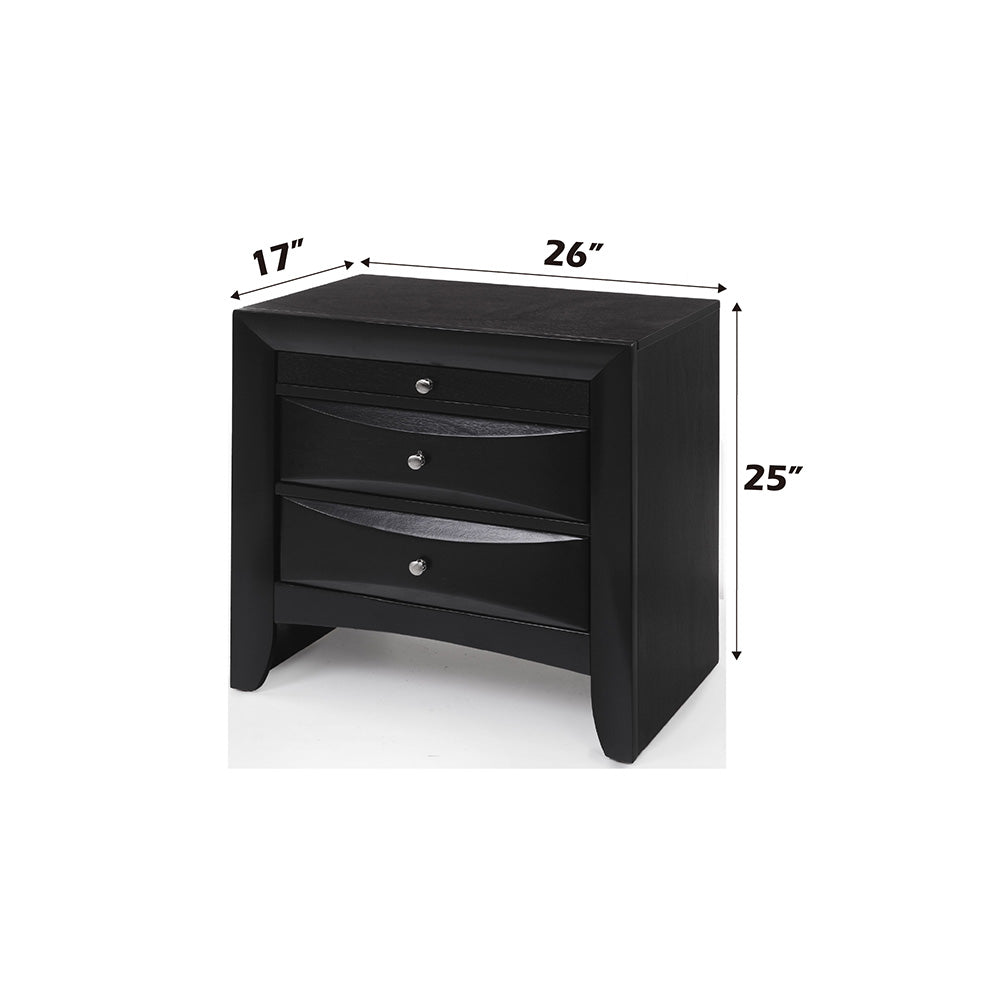 ACME Ireland Nightstand – back view – Lusso Furniture Miami