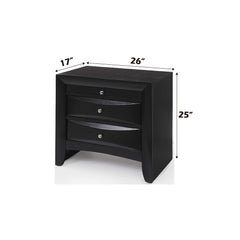 ACME Ireland Nightstand – back view – Lusso Furniture Miami