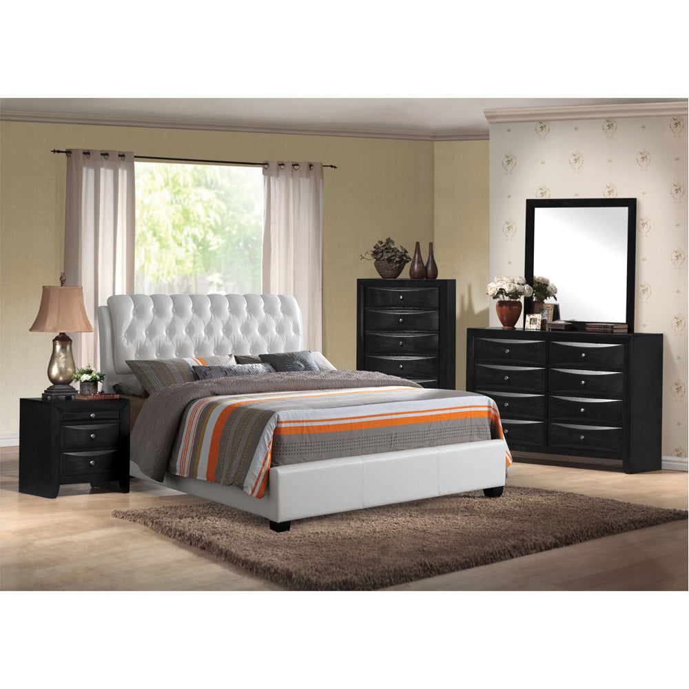 ACME Ireland Nightstand – room setting – Lusso Furniture Miami