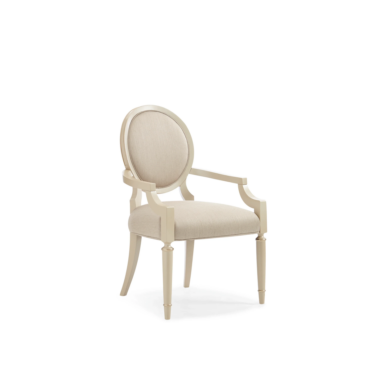 Caracole Chitter Chatter Dining Chair – side view – Lusso Furniture Miami