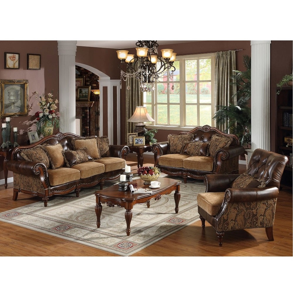 ACME Dreena Sofa – side view – Lusso Furniture Miami