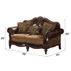 ACME Dreena Loveseat – detail – Lusso Furniture Miami