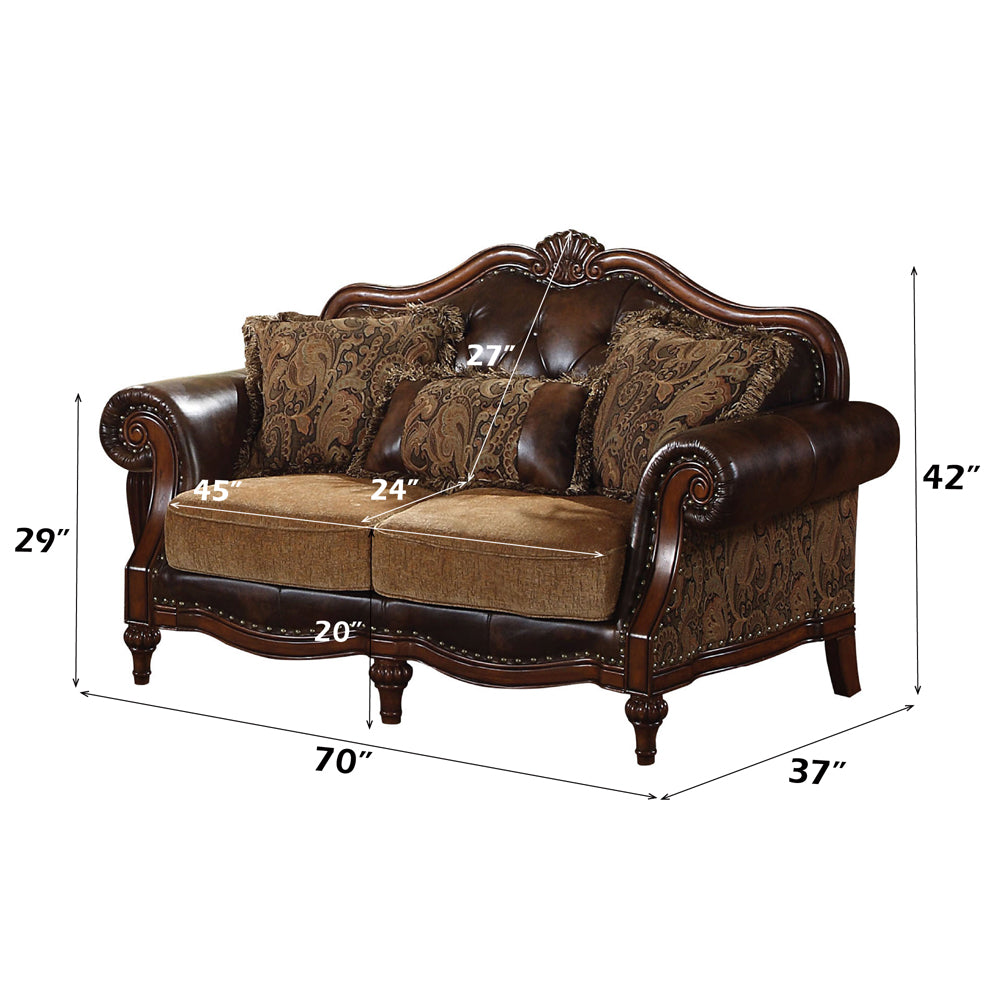 ACME Dreena Loveseat – detail – Lusso Furniture Miami