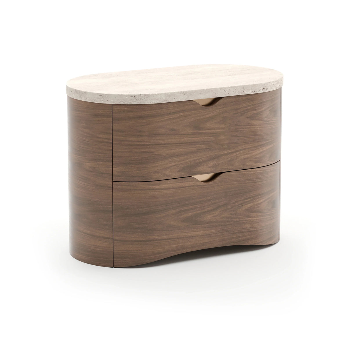 Caracole Fleur Nightstand – top view – Lusso Furniture Miami