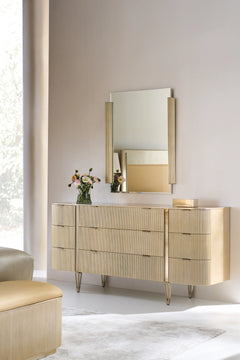 Caracole Love Wall Mirror – top view – Lusso Furniture Miami