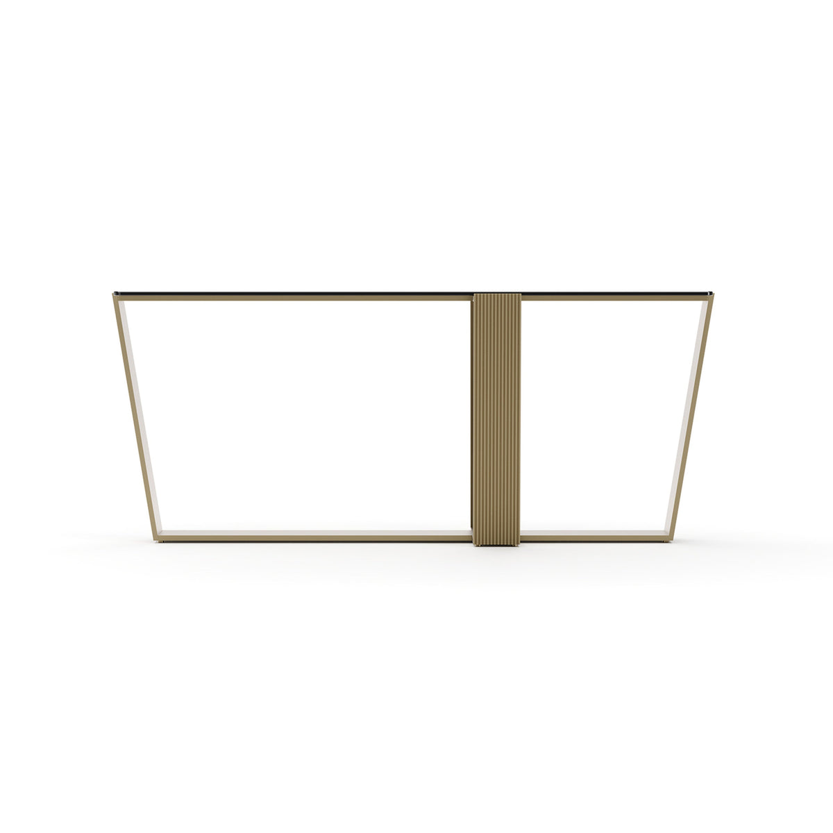 Caracole Counter Balance Console Table – front view – Lusso Furniture Miami