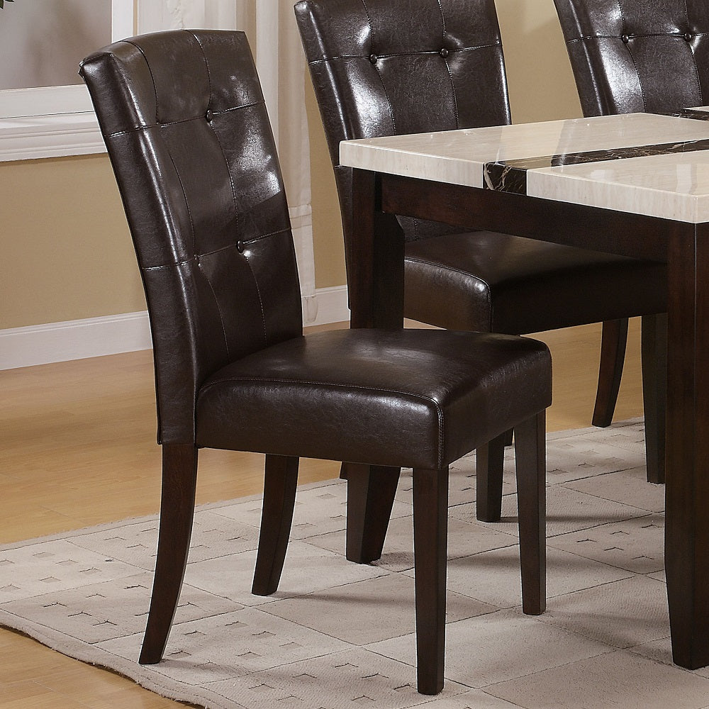 ACME Britney Side Chair Set of 2 – front view – Lusso Furniture Miami