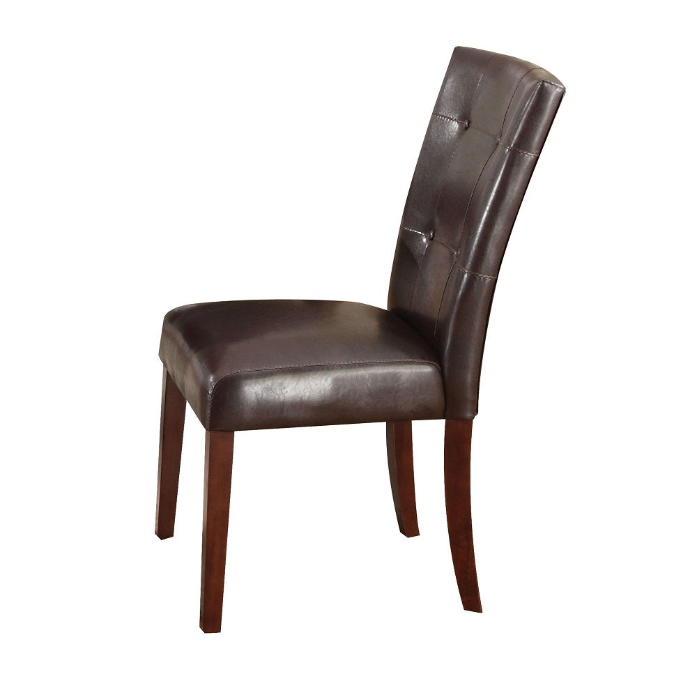 ACME Britney Side Chair Set of 2 – angle view – Lusso Furniture Miami
