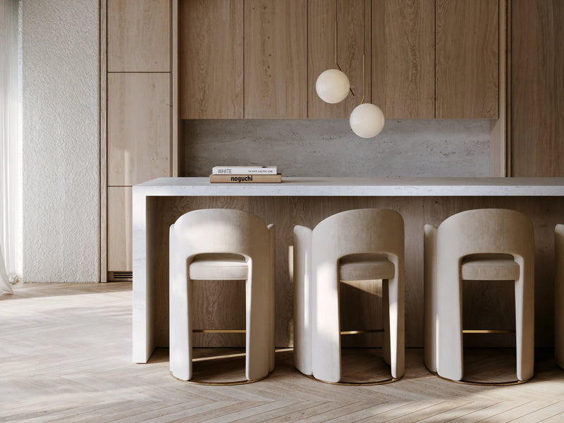Caracole Overlap Counter Stool-zoom-