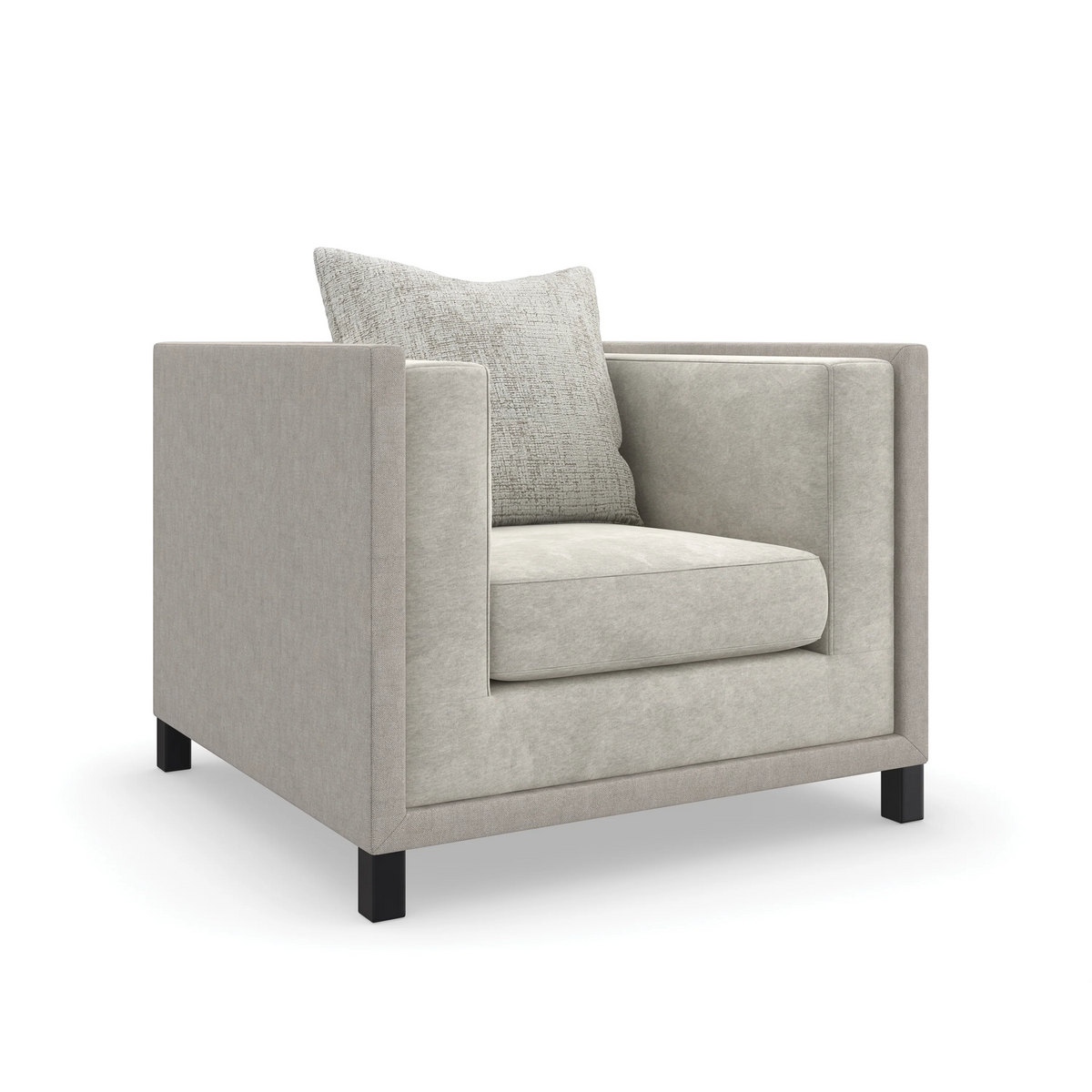 Caracole Tuxedo Accent Chair – room setting – Lusso Furniture Miami