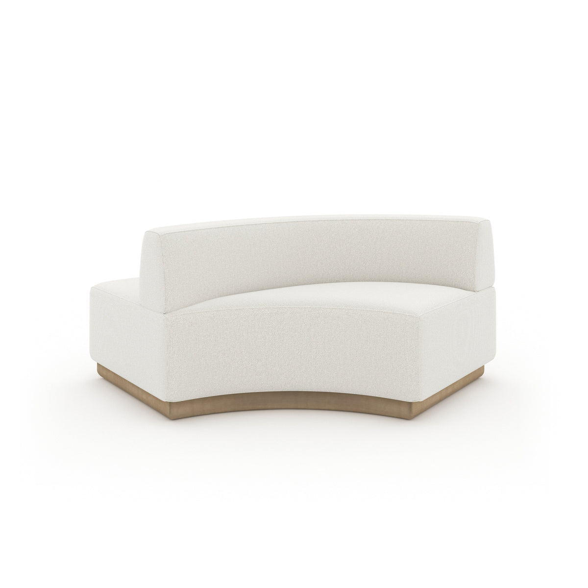 Caracole Crescent Sectional Components – front view – Lusso Furniture Miami