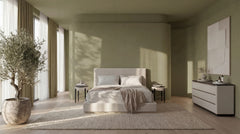 Caracole Boutique Storage Bed – angle view – Lusso Furniture Miami