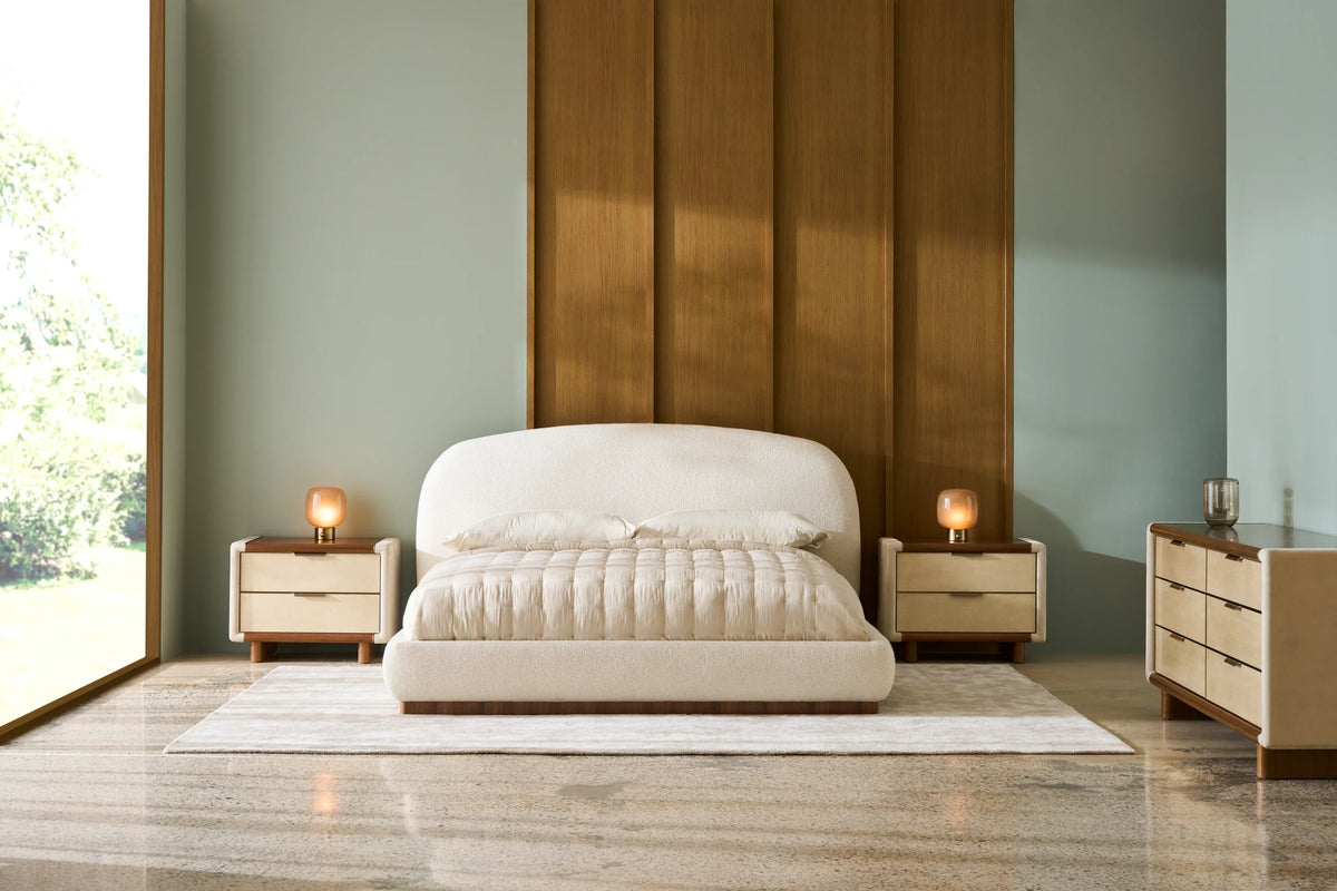 Caracole Botero Bed – angle view – Lusso Furniture Miami