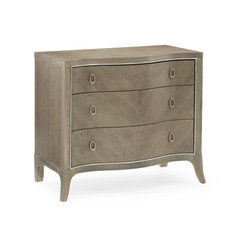 Caracole Avondale Nightstand – side view – Lusso Furniture Miami