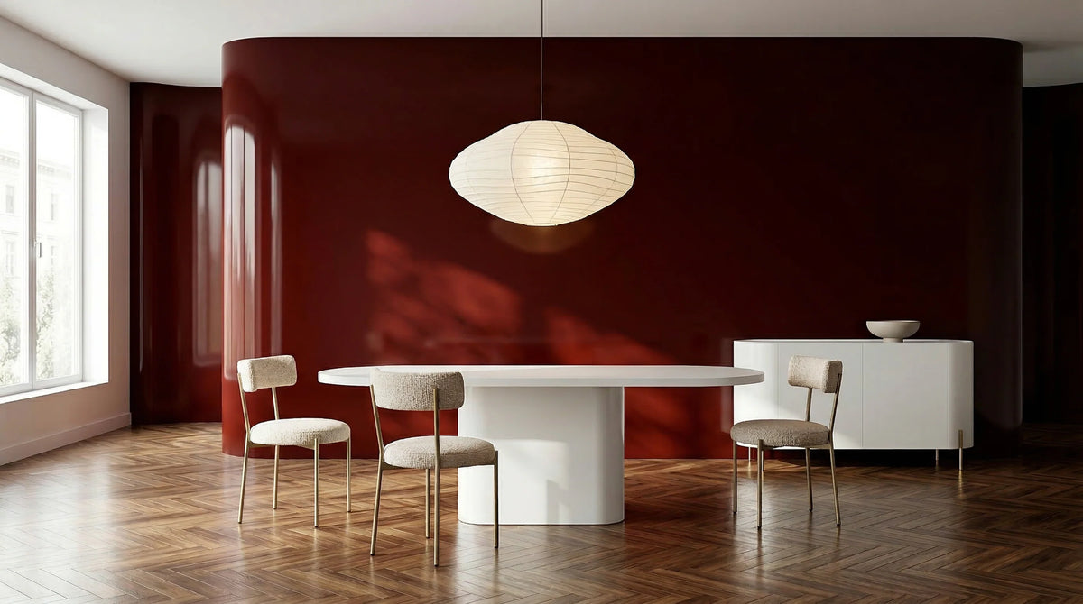 Caracole Atom Dining Table – angle view – Lusso Furniture Miami