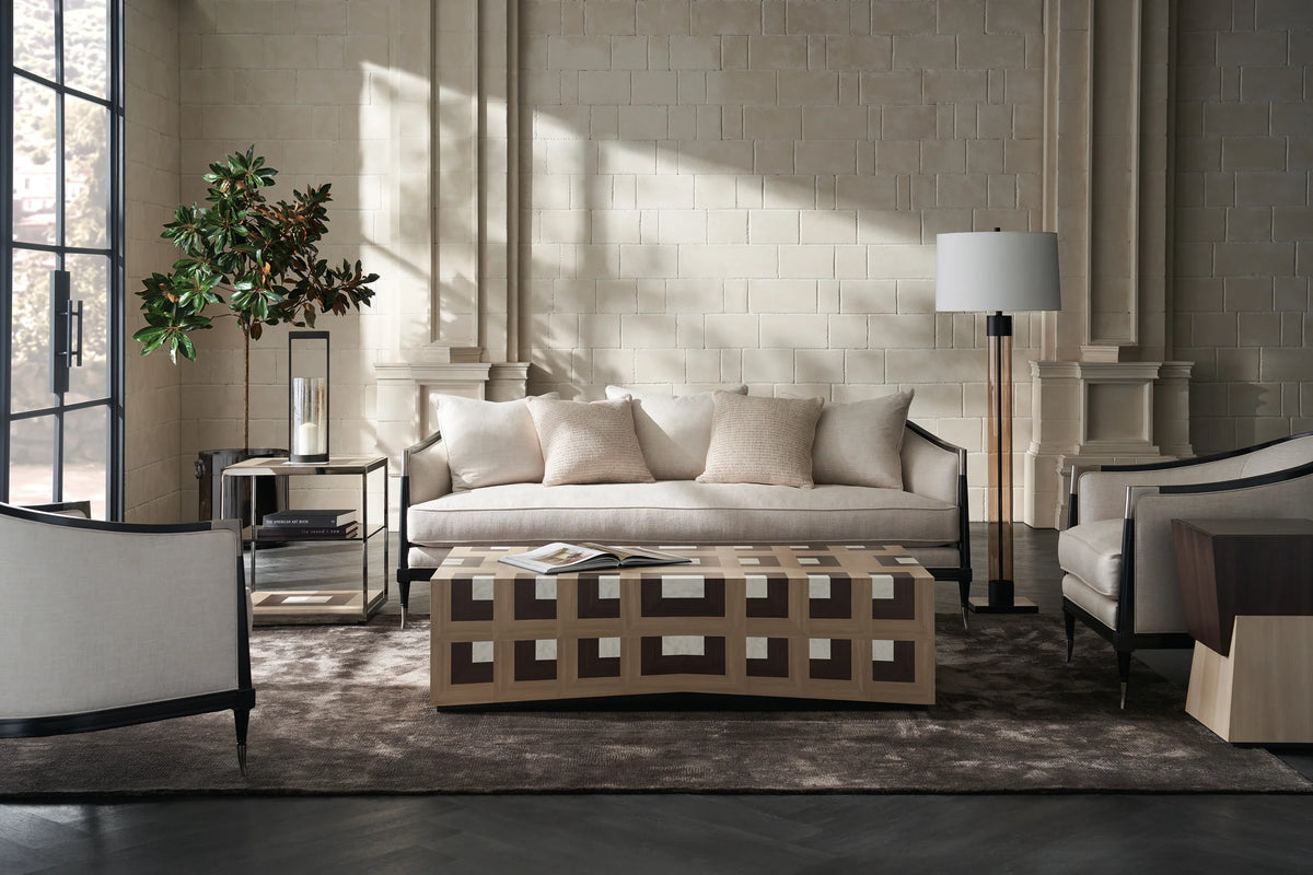 Caracole Impossible Cube End Table – angle view – Lusso Furniture Miami