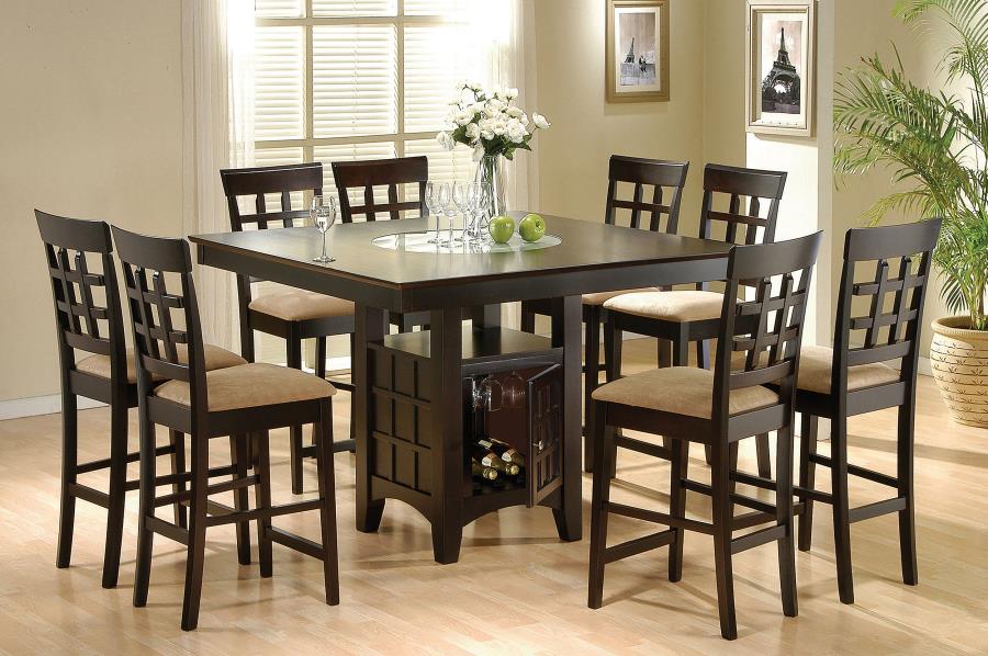 Gabriel Lattice Back Counter Chair Cappuccino (Set of 2)-zoom-12