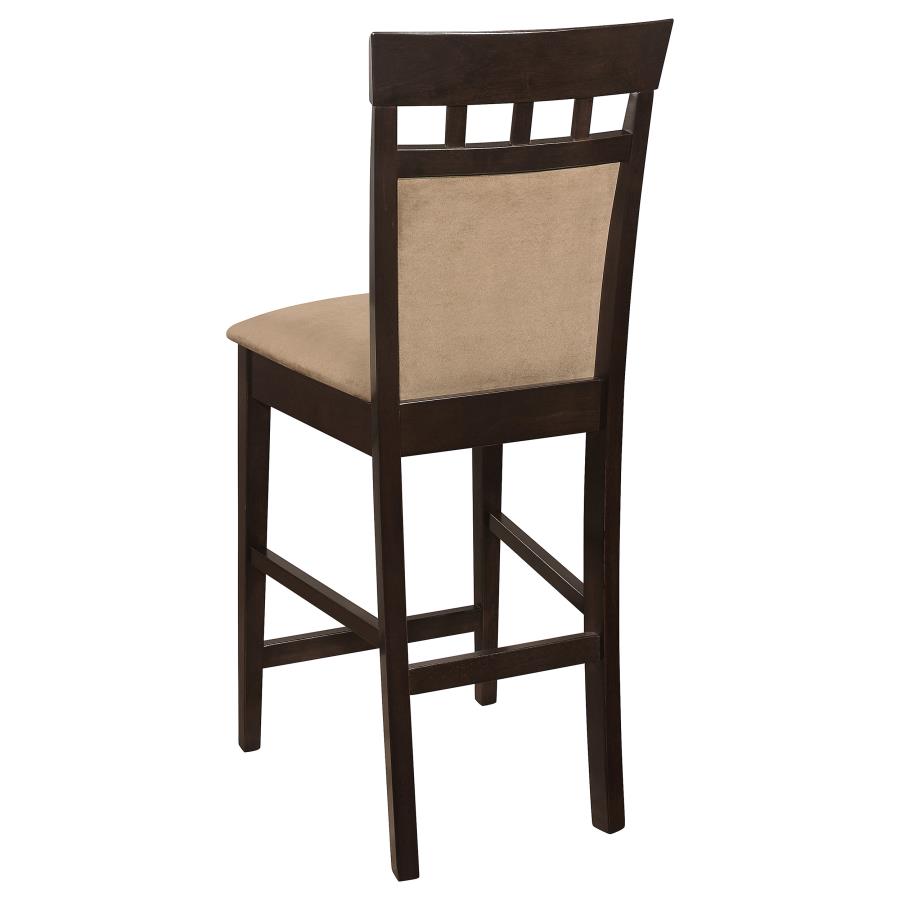 Gabriel Closed Back Counter Chair Cappuccino (Set of 2)-zoom-7