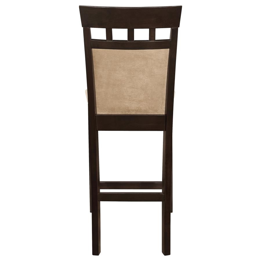 Gabriel Closed Back Counter Chair Cappuccino (Set of 2)-8