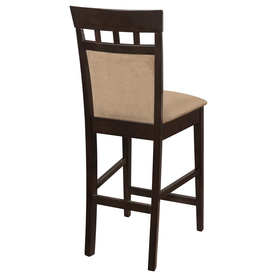 Gabriel Closed Back Counter Chair Cappuccino (Set of 2)-9