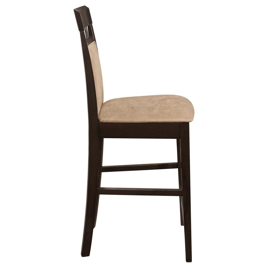 Gabriel Closed Back Counter Chair Cappuccino (Set of 2)-10