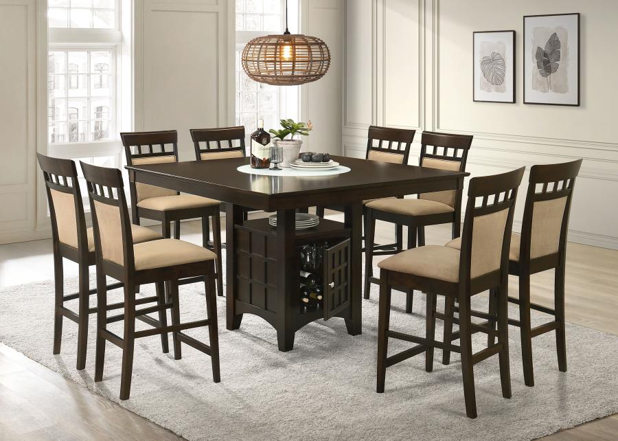 Gabriel Closed Back Counter Chair Cappuccino (Set of 2)-12