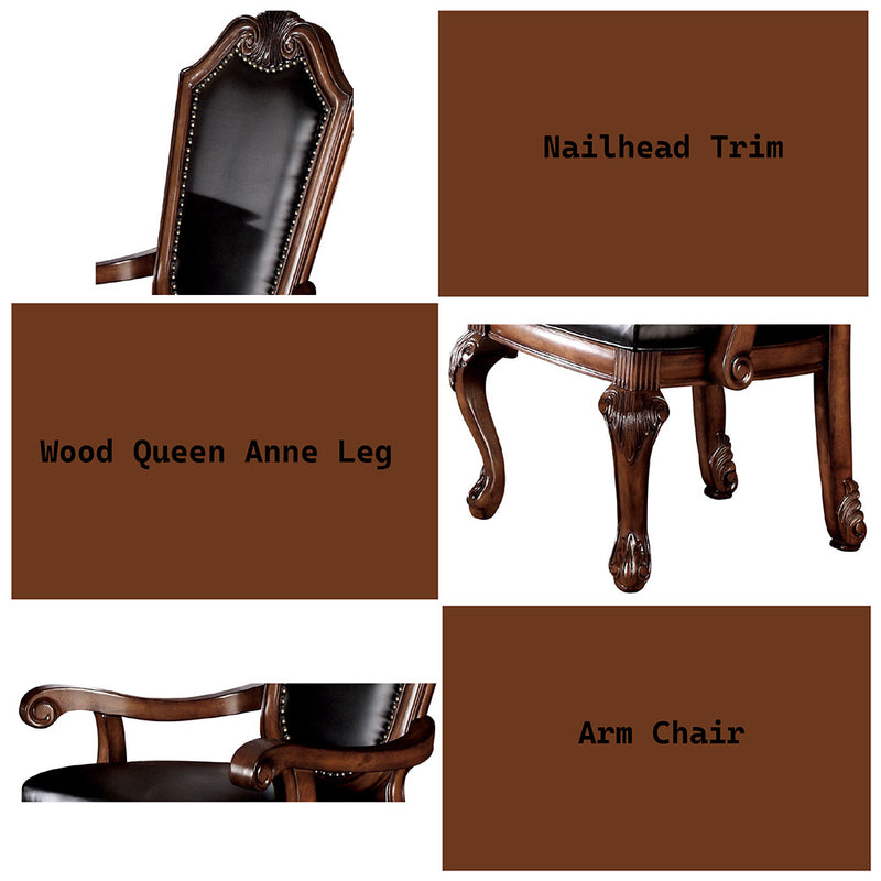 ACME Chateau De Ville Arm Chair Set of 2-zoom-