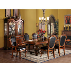 ACME Chateau De Ville Arm Chair Set of 2 – side view – Lusso Furniture Miami