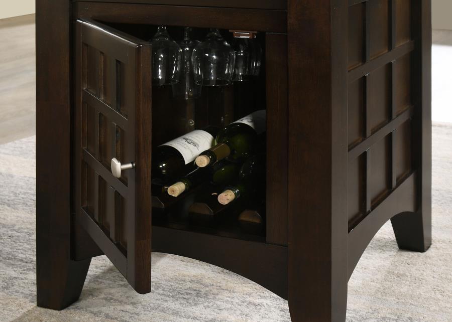 Gabriel 5-piece Square Counter Height Dining Set Cappuccino-zoom-10