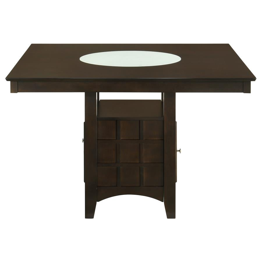 Gabriel 5-piece Square Counter Height Dining Set Cappuccino-zoom-5