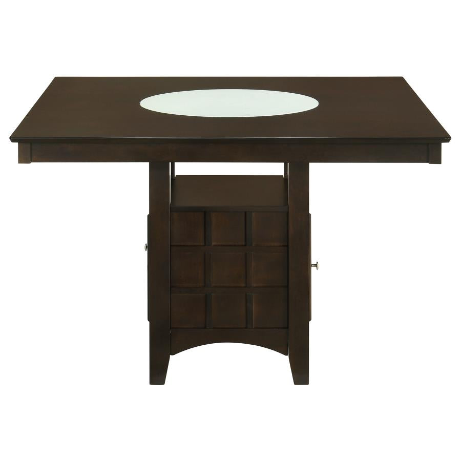 Gabriel 9-piece Square Counter Height Dining Set Cappuccino-zoom-5