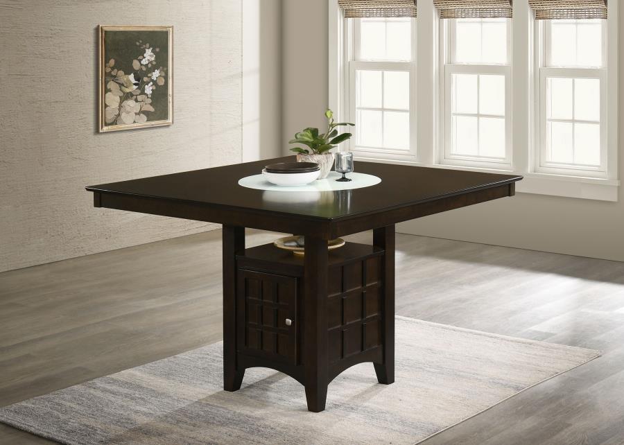 Gabriel 52-inch Counter Height Dining Table Cappuccino-zoom-2