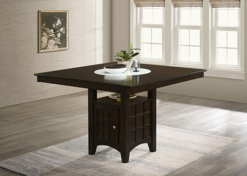 Gabriel 52-inch Counter Height Dining Table Cappuccino-zoom-