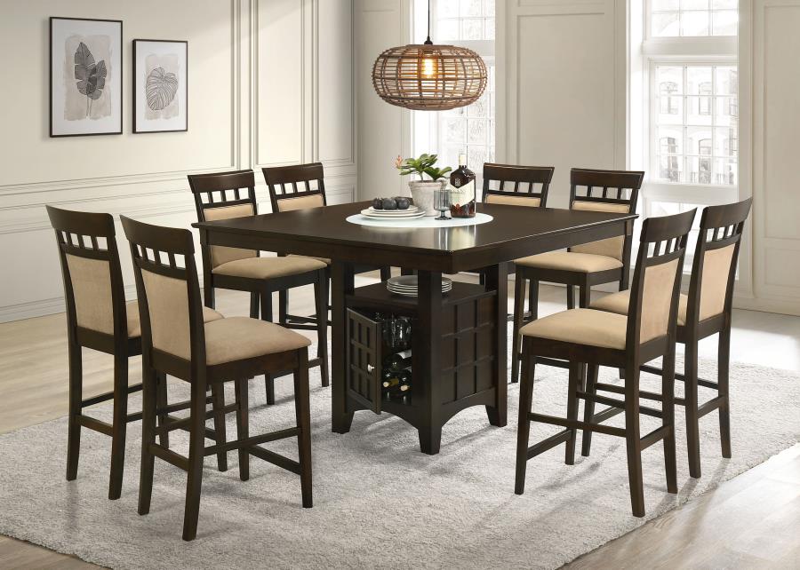 Gabriel 52-inch Counter Height Dining Table Cappuccino-zoom-12
