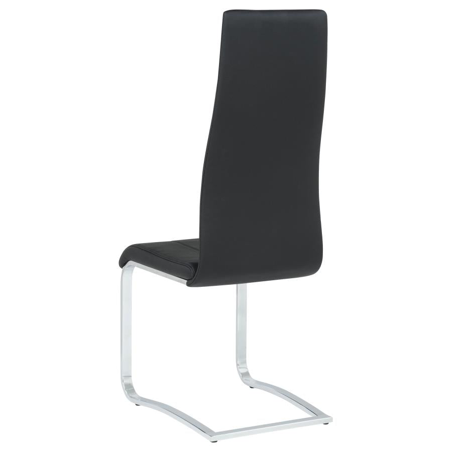 Montclair Upholstered Dining Side Chair Black (Set of 4)-zoom-7