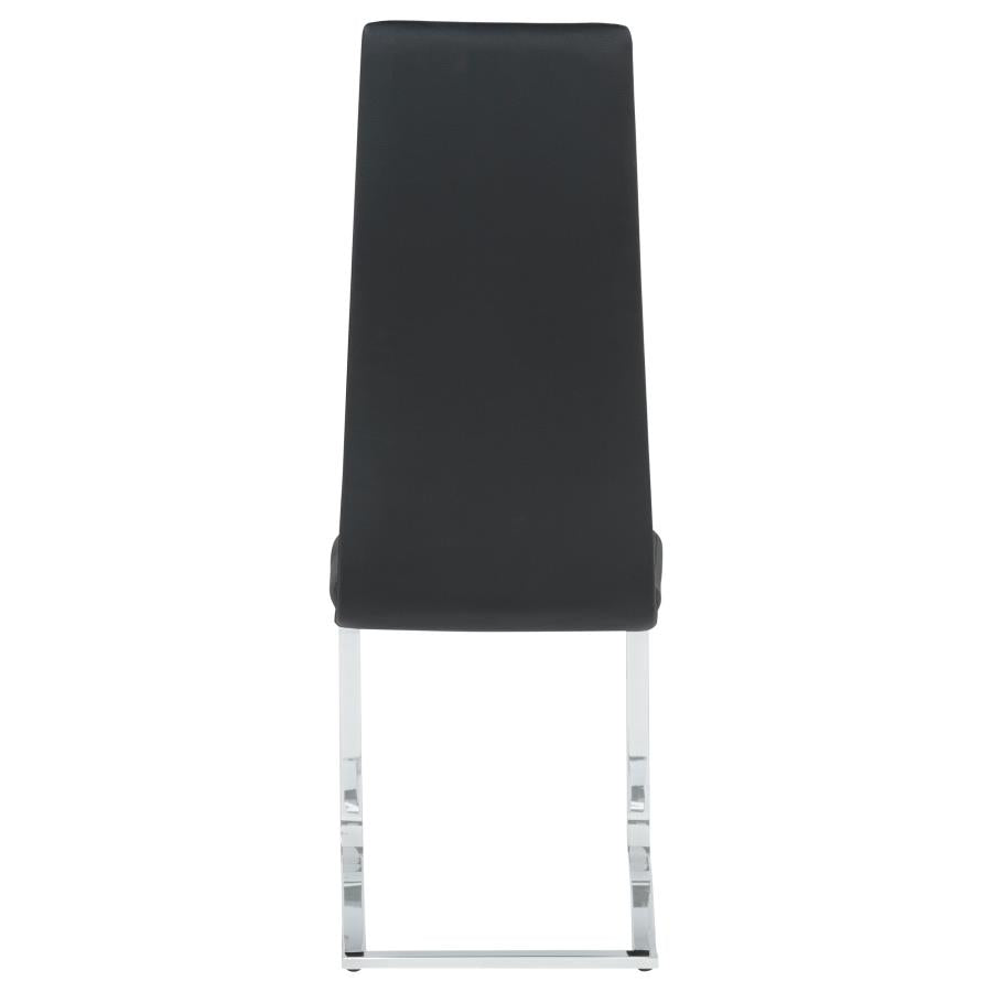 Montclair Upholstered Dining Side Chair Black (Set of 4)-zoom-8